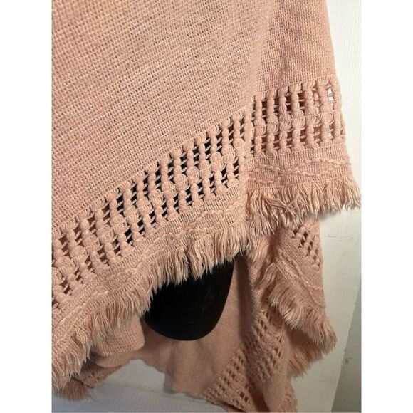 Jessica Simpson cape sweater hooded rose one size - Picture 2 of 6